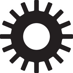 Gear Glyph Icon
