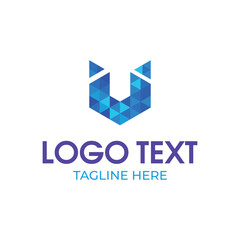 Abstract Letter logo design