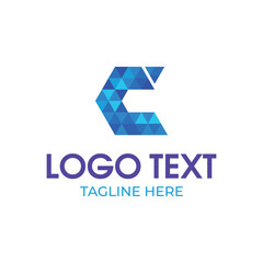 Abstract Letter logo design