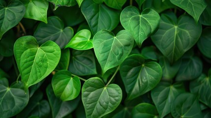 verdant vines cascading heartshaped leaves of devils ivy lush botanical photography for interior design and plant enthusiasts