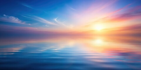 Obraz premium Dreamy gradient background resembling a water reflection , dreamy, gradient, background, water, reflection, peaceful, serene