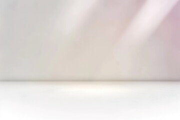 white background for product presentation with beautiful lights and shadows