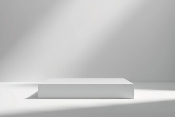 white background for product presentation with beautiful lights and shadows