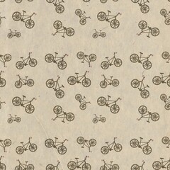 Tour De France. Tour de France vector illustration. Cartoon style. Hand drawn. Bicycle, France, French flag. Bicycle with French flag, Seamless Pattern. Transparent background. Retro, aged style