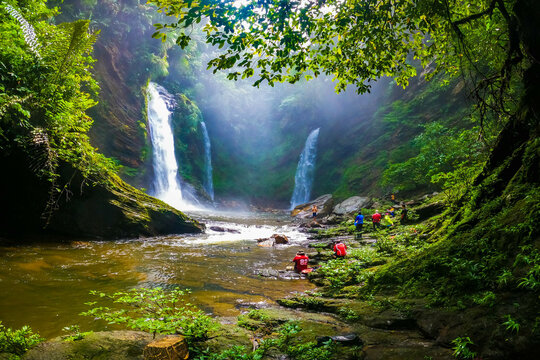 waterfall in plitvice national park