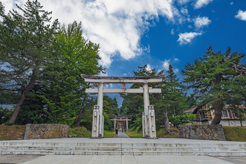 Fototapeta premium 青森 津軽国一宮 岩木山神社