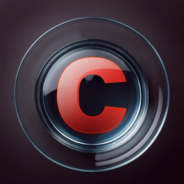 CCleaner Software Icon in Glass Effect Design