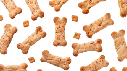 Dog bones animal food bones pet food dog biscuits treats dog food on white background