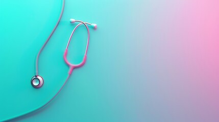 Fototapeta premium Minimalist healthcare related background.