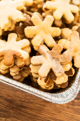 Festive Snowflake Sugar Cookies Cutouts