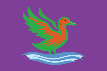 duck of a illustration art design