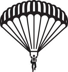 Parachute Paragliding Design Vector