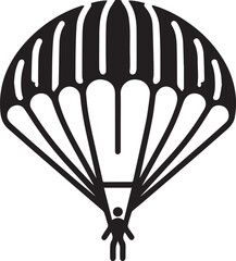 Parachute Paragliding Design Vector