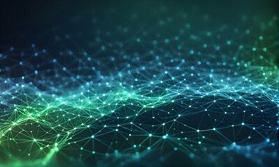 Technology Particle Abstract Background