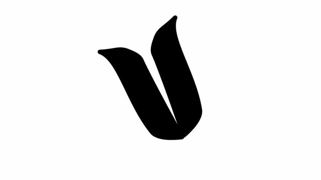  logo animation blac and white