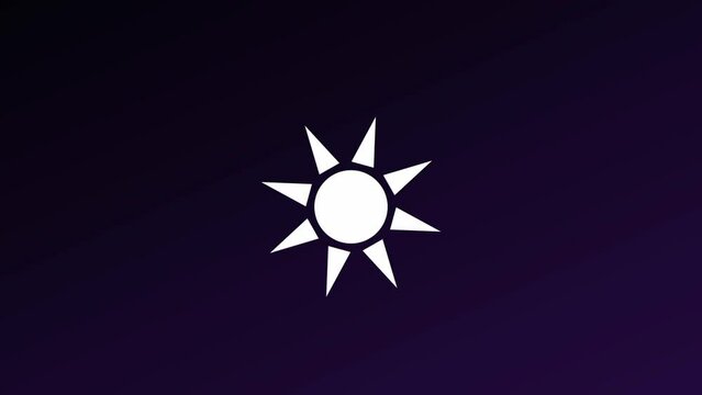 symbol on the star or star animation