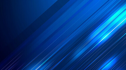 Abstract blue speed line background. Modern diagonal stripe design in blue tones.