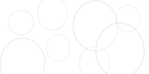Abstract white geometric overlapping circle background with shadow. Vector circles template vector design. white background texture, Xmas, backdrop, lights, wallpaper design.