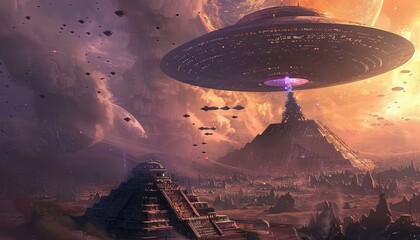 Enigmatic Encounters, Ancient Aliens Shaping Early Civilizations.