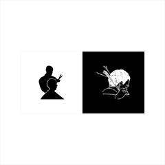 Illustration vector grafik of barber shop icon