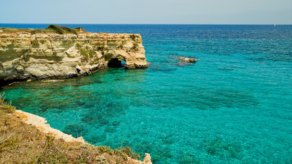 Torre dell'Orso, scoglio delle due Sorelle,Salento,Lecce,Puglia,Italia
