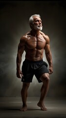 Fototapeta premium Stunning AI Generated Male Portraits: High-Quality Stock Photos