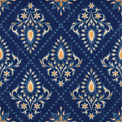 Ethnic seamless patterns. Aztec geometric backgrounds. Stylish navajo design for fabric textile carpet wallpaper.