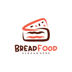 Bread Food logo vector template, Creative Bread logo design concepts