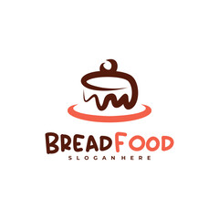 Bread Food logo vector template, Creative Bread logo design concepts