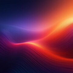 Red orannge violet glow blurred abstract gradient on dark grainy background, glowing light, large banner size