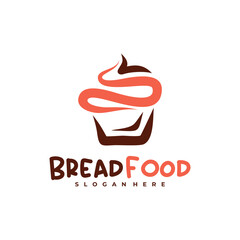 Bread Food logo vector template, Creative Bread logo design concepts