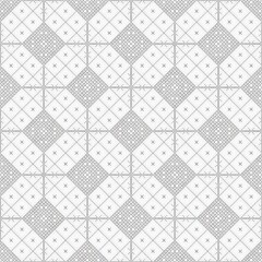 Seamless pattern of abstract geometric shapes