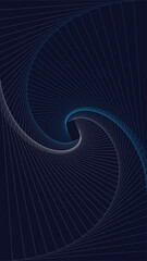 Naklejka premium abstract blue background with lines
