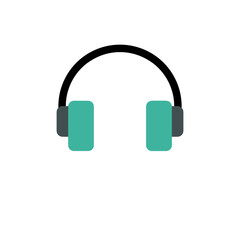 headphones icon on white