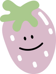 illustration of an strawberry smile