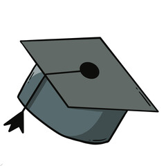 graduation diploma in back to school concept illustration