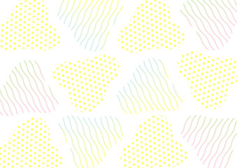 European style stylish pattern background. Yellow size ratio 4:3.
