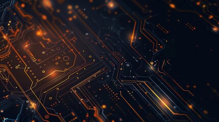 Abstract futuristic digital technology background