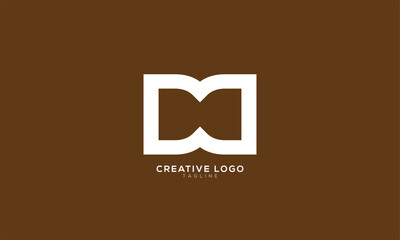 DD Abstract initial monogram letter alphabet logo design