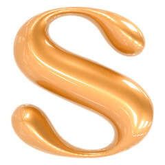 Gold Font S 3D