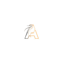 letter a logo