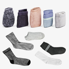 Realistic 3D Render of Socks