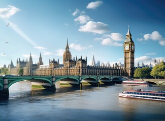 Fototapeta premium houses of parliament city