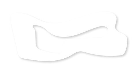 abstract background with circles wave and line spiral white luxury smooth papercut pattern texture background.	
