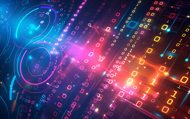 background for data analysis in vector illustration style
