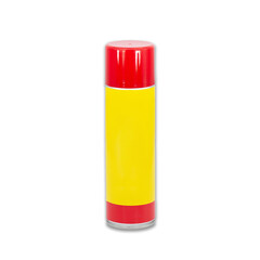 Spray can isolated. Single object cutout. Paint can background.