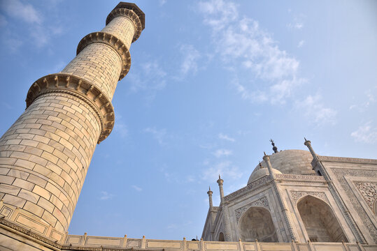 Taj Mahal is the most famous landmark in Agra, India