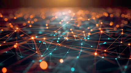 Obraz premium Minimalist background featuring networking technology and big data connectivity perfect for software development wallpaper sleek design modern tech vibe