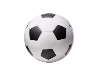 Fototapeta premium Soccer football ball isolated cutout on transparent background, 3d illustration.