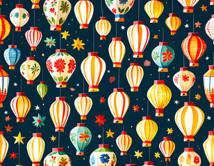 Paper lantern background